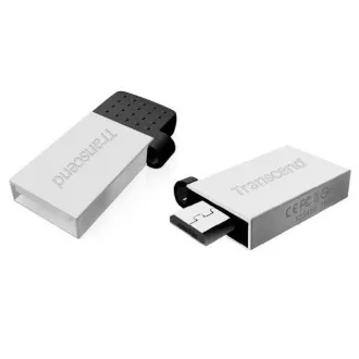 Transcend 16GB JetFlash 380S, USB 2.0/mikro USB, OTG, majhna velikost, srebrna kovinska barva Transcend 16GB JetFlash 380S, USB 2.0/mikro USB, OTG, majhna velikost, srebrna kovinska barva