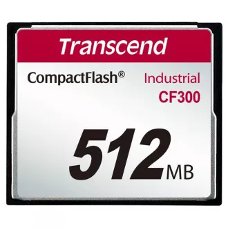 Transcend 512MB INDUSTRIAL CF300 CF CARD, hitra 300X pomnilniška kartica (SLC)