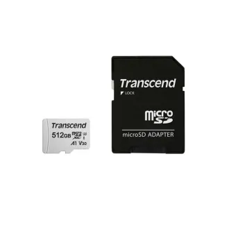 Pomnilniška kartica Transcend microSDXC 300S UHS-I U3 V30 A1 (razred 10) 512 GB (z adapterjem), 95 MB/s R, 40 MB/s W Pomnilniška kartica Transcend microSDXC 300S UHS-I U3 V30 A1 (razred 10) 512 GB (z adapterjem), 95 MB/s R, 40 MB/s W