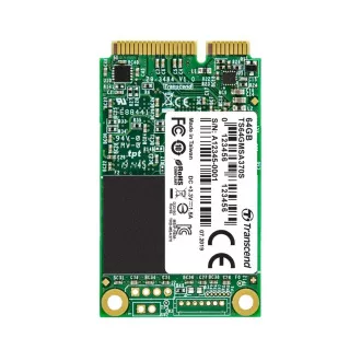 TRANSCEND MSA370S 64GB mSATA SSD, SATA III 6Gb/s (MLC), 520MB/s R, 100MB/s W
