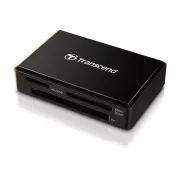 Transcend RDF8 USB 3.0 bralnik pomnilniških kartic SDHC/SDXC (UHS-I), microSDHC/SDXC (UHS-I), CompactFlash (UDMA7), črn