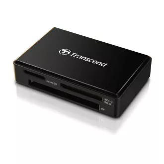 Transcend RDF8 USB 3.0 bralnik pomnilniških kartic SDHC/SDXC (UHS-I), microSDHC/SDXC (UHS-I), CompactFlash (UDMA7), črn