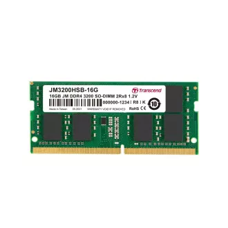 Pomnilnik Transcend 16GB (JetRam) SODIMM DDR4 3200 2Rx8 CL22 Pomnilnik Transcend 16GB (JetRam) SODIMM DDR4 3200 2Rx8 CL22