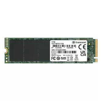 TRANSCEND TS1TMTE115S 1TB, M.2 2280,PCIe Gen3x4, NVMe, TLC, brez DRAM-a TRANSCEND TS1TMTE115S 1TB, M.2 2280,PCIe Gen3x4, NVMe, TLC, brez DRAM-a