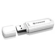 Bliskovni disk Transcend JetFlash 730 USB 3.1 256 GB, bela barva