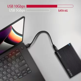 AXAGON EE25-GTR, USB-C 10Gb/s - SATA 6G 2,5