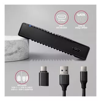 AXAGON EE25-GTR, USB-C 10Gb/s - SATA 6G 2,5