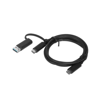 Lenovo USB-C / USB-A USB-C hibridni kabel dolžine 1 m