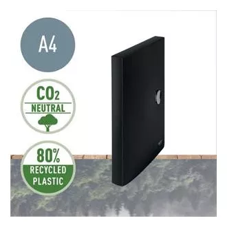 LEITZ Ekološka škatla za dokumente RECYCLE, PP, črna