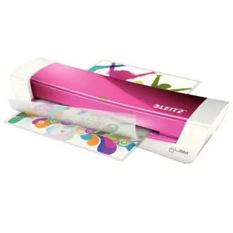 LEITZ iLAM Home Office laminator A4, topel, WOW roza