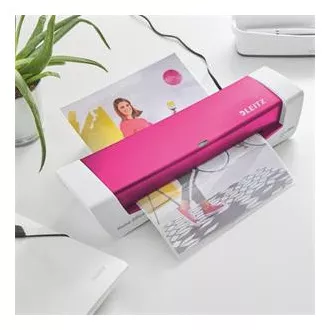 LEITZ iLAM Home Office laminator A4, topel, WOW roza