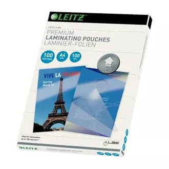 LEITZ Žepki za laminiranje A4 s tehnologijo usmerjanja, 100 mic (100 kosov)