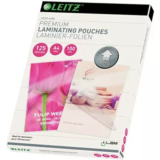 LEITZ Žepki za laminiranje A4 s tehnologijo usmerjanja, 125 mic (25 kosov)