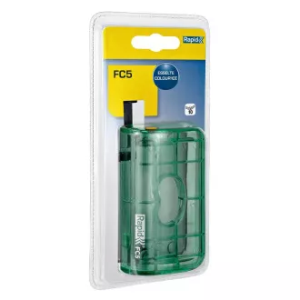Hitri mini luknjač Colour´Ice FC5, 10 listov, blister, ledeno zelena Hitri mini luknjač Colour´Ice FC5, 10 listov, blister, ledeno zelena