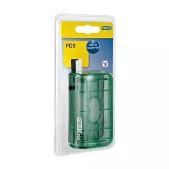 Hitri mini luknjač Colour´Ice FC5, 10 listov, blister, ledeno zelena Hitri mini luknjač Colour´Ice FC5, 10 listov, blister, ledeno zelena