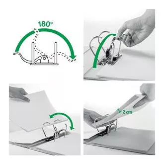 LEITZ Mobilni vezalnik 180° Active WOW, 75 mm, črn