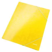 LEITZ Tridelne mape WOW, A4, rumene barve