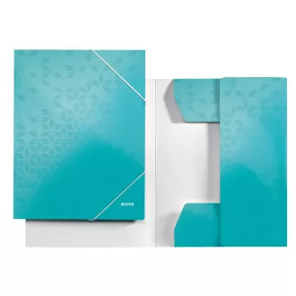 LEITZ Tridelne mape WOW, A4, ledeno modra LEITZ Tridelne mape WOW, A4, ledeno modra