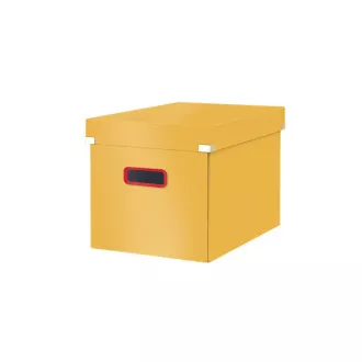 LEITZ Kvadratna škatla Click&Store COSY, velikost L (A4), toplo rumena