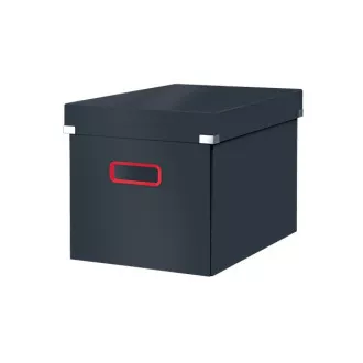 LEITZ Kvadratna škatla Click&Store COSY, velikost L (A4), žametno siva LEITZ Kvadratna škatla Click&Store COSY, velikost L (A4), žametno siva