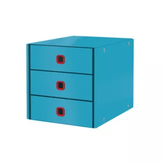 LEITZ Predalnik Click&Store COSY, 3 predali, mirno modra