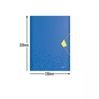 LEITZ UrbanChic PP mapa s tremi zavihki, A4, modra LEITZ UrbanChic PP mapa s tremi zavihki, A4, modra