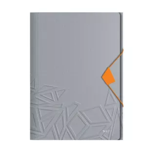 LEITZ UrbanChic PP mapa s tremi zavihki, A4, temno siva LEITZ UrbanChic PP mapa s tremi zavihki, A4, temno siva