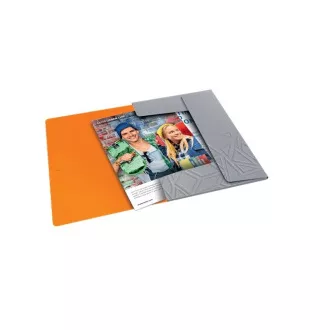 LEITZ UrbanChic PP mapa s tremi zavihki, A4, temno siva LEITZ UrbanChic PP mapa s tremi zavihki, A4, temno siva