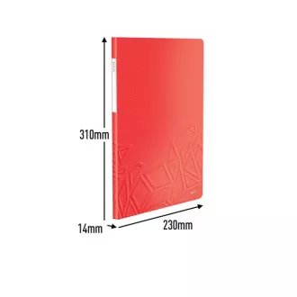 LEITZ Katalog knjiga UrbanChic, PP, A4, 20 žepov, rdeča LEITZ Katalog knjiga UrbanChic, PP, A4, 20 žepov, rdeča