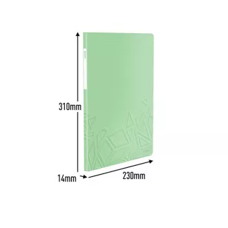 LEITZ Katalog knjiga UrbanChic, PP, A4, 20 žepov, zelena LEITZ Katalog knjiga UrbanChic, PP, A4, 20 žepov, zelena
