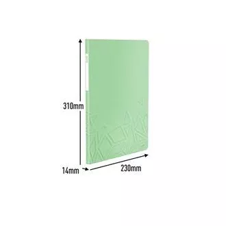 LEITZ Katalog knjiga UrbanChic, PP, A4, 20 žepov, zelena LEITZ Katalog knjiga UrbanChic, PP, A4, 20 žepov, zelena