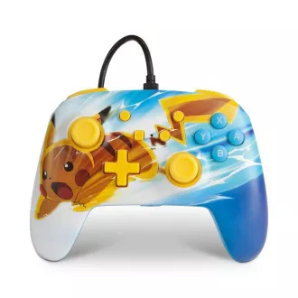 Izboljšani žični krmilnik PowerA za Nintendo Switch - Pokémon: Pikachu Charge Izboljšani žični krmilnik PowerA za Nintendo Switch - Pokémon: Pikachu Charge
