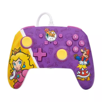 Izboljšani žični krmilnik PowerA za Nintendo Switch - Bitka za princeso Peach