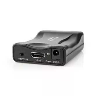 Nedis VCON3463BK - pretvornik HDMI™ | vtičnica SCART | izhod HDMI™ | enosmerni | 1080p | 1,2 Gb/s | ABS | črna
