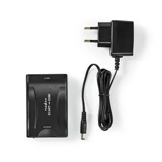 Nedis VCON3463BK - pretvornik HDMI™ | vtičnica SCART | izhod HDMI™ | enosmerni | 1080p | 1,2 Gb/s | ABS | črna