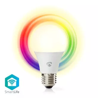 Nedis WIFILRC10E27 - SmartLife LED žarnica | Wi-Fi | E27 | 806 lm | 9 W | RGB / topla do hladna bela | Android / IOS, F Nedis WIFILRC10E27 - SmartLife LED žarnica | Wi-Fi | E27 | 806 lm | 9 W | RGB / topla do hladna bela | Android / IOS, F