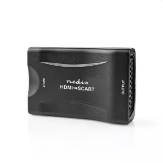 Nedis VCON3461BK - pretvornik HDMI™ | vhod HDMI™ | vtičnica SCART | enosmerni | 1080p | 1,2 Gb/s | ABS | črna