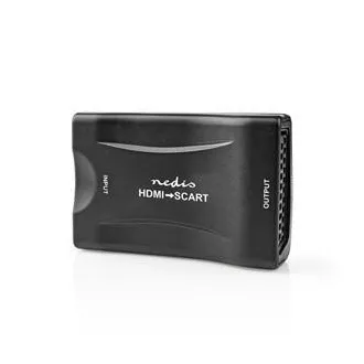 Nedis VCON3461BK - pretvornik HDMI™ | vhod HDMI™ | vtičnica SCART | enosmerni | 1080p | 1,2 Gb/s | ABS | črna