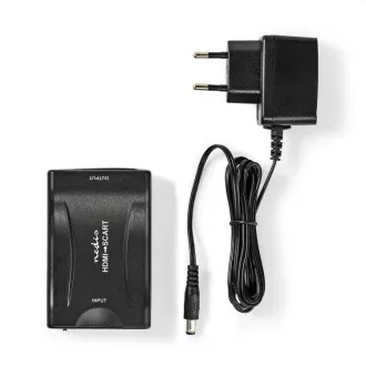 Nedis VCON3461BK - pretvornik HDMI™ | vhod HDMI™ | vtičnica SCART | enosmerni | 1080p | 1,2 Gb/s | ABS | črna