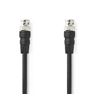 Nedis CVGL01000BK20 – Video kabel BNC | BNC vtič – BNC vtič | 2 m | Črn Nedis CVGL01000BK20 – Video kabel BNC | BNC vtič – BNC vtič | 2 m | Črn