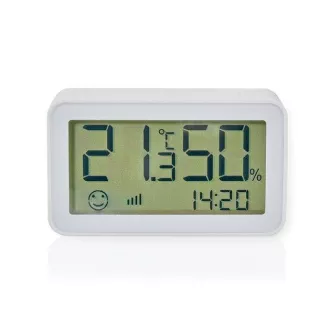 Nedis ZBSC30WT - Pametni klimatski senzor | Zigbee 3.0 | Baterijsko napajanje | Android™ / IOS | Bela