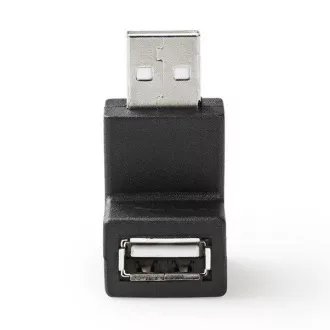 Nedis CCGB60930BK - Adapter USB 2.0 | Vtič USB-A | Vtičnica USB-A | Črna