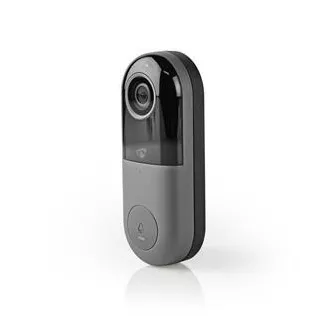Nedis WIFICDP40CWT - Pametni domači videotelefon Wi-Fi | Cloud/ microSD/ Onvif | IP65 | Senzor gibanja | Bela