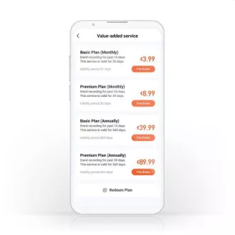 Nedis WIFICDP40CWT - Pametni domači videotelefon Wi-Fi | Cloud/ microSD/ Onvif | IP65 | Senzor gibanja | Bela
