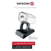 SWISSTEN ALUMINIJEV STOJALEC ZA iWATCH, SIV