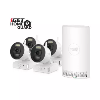 iGET HOMEGUARD HGNVK88004P - Brezžični FullHD NVR 8CH   4x baterijska kamera HGNVK686CAMP