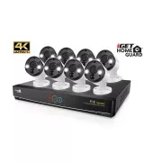 iGET HOMEGUARD HGNVK164908 - Sistem Ultra HD 4K z napajanjem PoE, 16-kanalni NVR   8x kamera HGNVK936CAM 4K