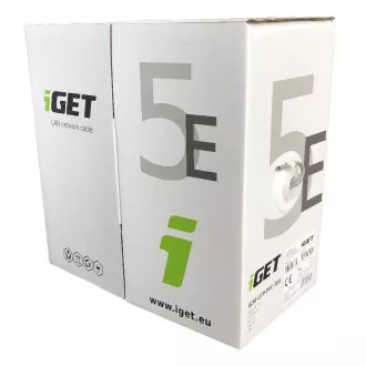 iGET Omrežni kabel iGET CAT5E UTP PVC Eca 305m/škatla