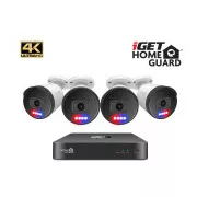 iGET HOMEGUARD HGNVK88504 - PoE 4K UltraHD NVR CCTV 8CH   4x kamera
