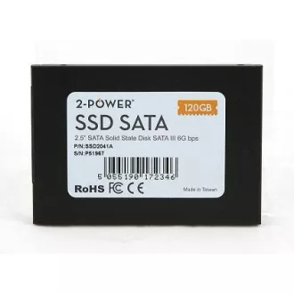 2-Power SSD 128 GB 2,5" SATA III 6 Gb/s (branje 500 MB/s, zapisovanje 500 MB/s) 3 LETNA GARANCIJA